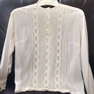 Vintage French Lace Blouse